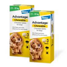 Load image into Gallery viewer, Elanco Advantage Chewable Flea and Tick Protection
