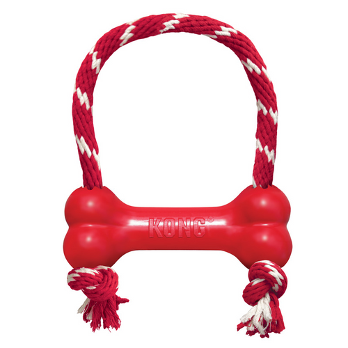 KONG Goodie Bone with Rope XS Dog Toy