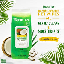 Load image into Gallery viewer, Tropiclean Hypoallergenic Wipes 100s
