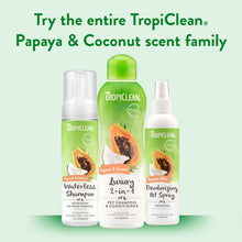 Load image into Gallery viewer, TropiClean Papaya and Coconut Shampoo 355ml
