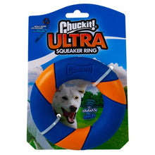 Load image into Gallery viewer, Chuckit! Ultra Ring &amp; Ultra Squeaker Ring Fetch Toy For Dogs
