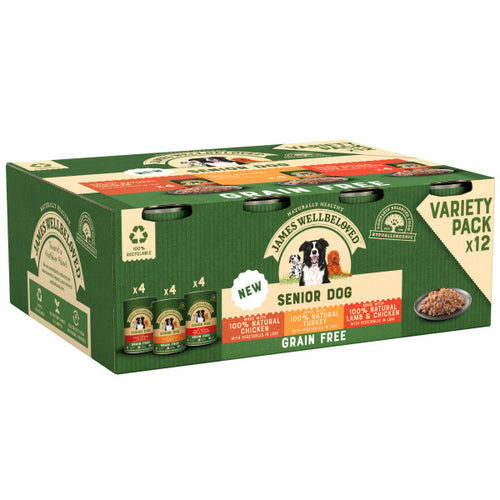 James Wellbeloved Senior Multi Pack Grain Free 400g x 12