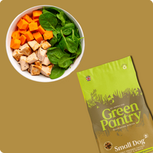 Load image into Gallery viewer, Green Pantry Small Dog Nutrition Natural Dog Food Chicken with Carrot &amp; Spinach 1.5kg
