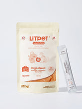 Load image into Gallery viewer, Litpet Digest Well Meaty Mix 10 x 15g Sachets per pack
