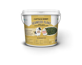 Load image into Gallery viewer, Sealac 10kg Organic Atlantic Seaweed Flake, Super Concentrated, Rich in over 60 Minerals and Vitamins, Supports Animal Health, Performance and Fertility

