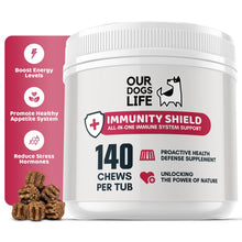 Load image into Gallery viewer, Our Dogs Life Immunity Shield - 140 Chews
