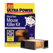 Load image into Gallery viewer, The Big Cheese Block Bait Mouse Killer Kit Twinpack
