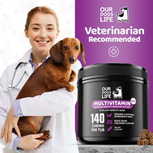 Load image into Gallery viewer, Our Dogs Life Multivitamin Chews 140 Chews

