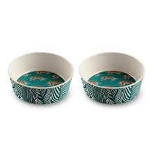 Load image into Gallery viewer, Tarhong Safari Pet Bowl Tiger Medium 6.7Inch x 2.3Inch
