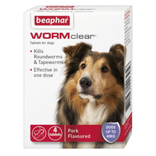 Load image into Gallery viewer, Beaphar Wormclear Worming Tablets &amp; Spot On Treatment for Cats &amp; Dogs
