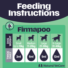Load image into Gallery viewer, Natural VetCare Firmapoo Fast-Acting Digestive Supplement for Dogs – 15ml, 30ml &amp; 60ml
