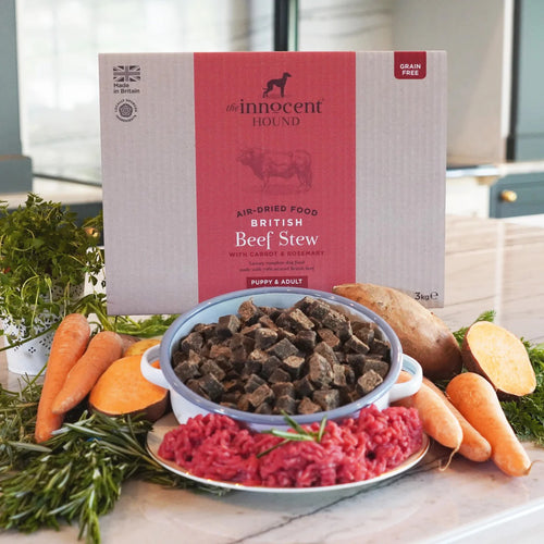 The Innocent Hound - British Beef Stew Air-dried Complete Food - 3kg