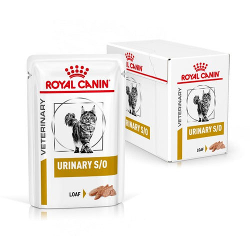 Royal Canin Veterinary Health Nutrition Feline Urinary S/O Loaf Wet Cat Food 85g
