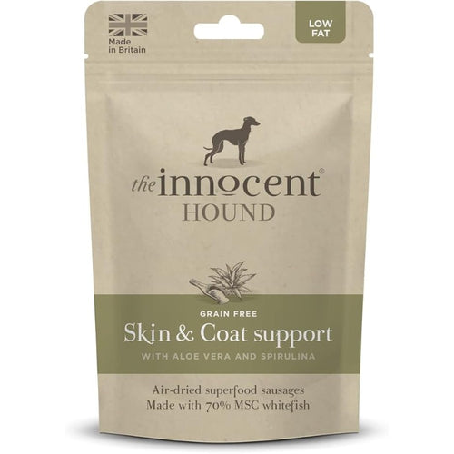 The Innocent Hound - Skin & Coat Support Sausages with Aloe Vera and Spirulina - 500g