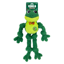 Load image into Gallery viewer, KONG Holiday Knots Bow Tie Frog Large/XL
