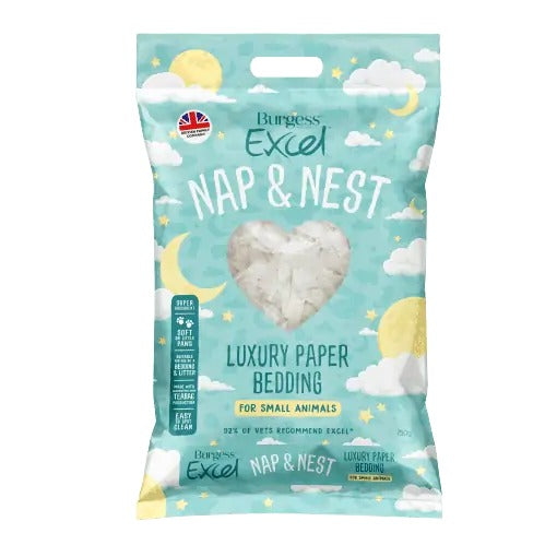 Burgess Excel Nap & Nest Bedding For Small Animals 750g