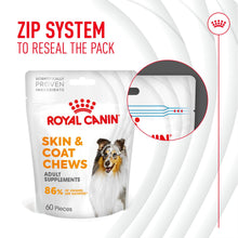 Load image into Gallery viewer, Royal Canin Adult Skin &amp; Coat Supplement 240g
