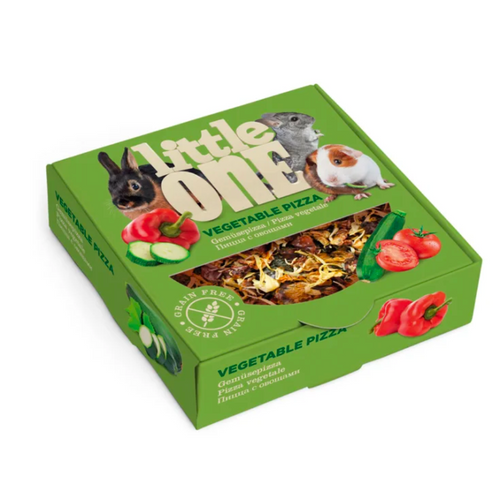Little One Vegetable Pizza Treat-Toy For All Small Mammals, 55 g