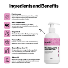 Load image into Gallery viewer, Infusions Muscle &amp; Joint Oil Salmon/Hemp For Cats &amp; Dogs 300ml
