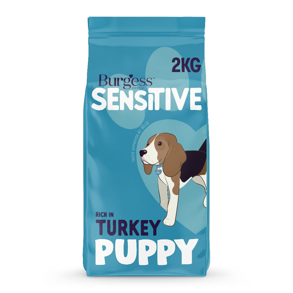 Burgess Sensitive Puppy Dog Food In Turkey 2kg Or 12.5kg