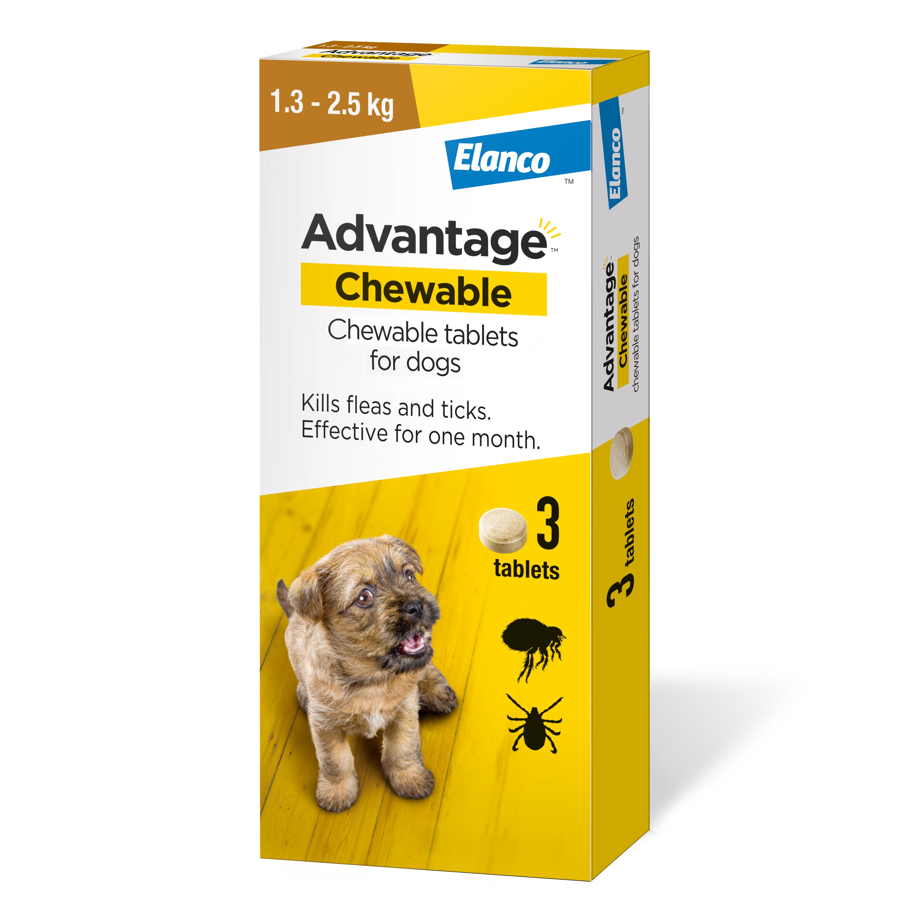 Elanco Advantage Chewable Flea and Tick Protection