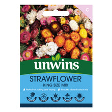 Load image into Gallery viewer, Helichrysum Straw Flower King Size Mix

