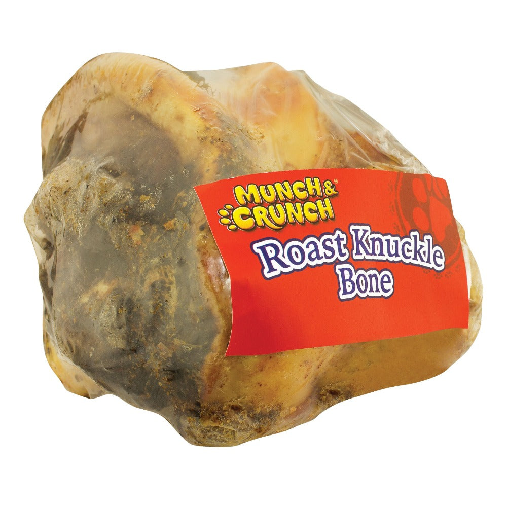 Munch Crunch Roast Knuckle Bone 100% Beef Dog Treat 1kg Direct4Pet