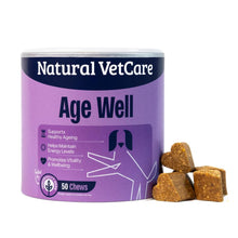 Load image into Gallery viewer, Natural VetCare Health &amp; Wellbeing Chews for Dogs – Age Well, Calm &amp; Settle, Daily Multivitamin, Gut Balance &amp; Mobility – Vet-Formulated Chews
