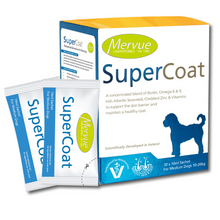 Load image into Gallery viewer, Mervue SuperCoat Vitamin Blend For Skin &amp; Coat For Medium Breeds - 30 x 10ml
