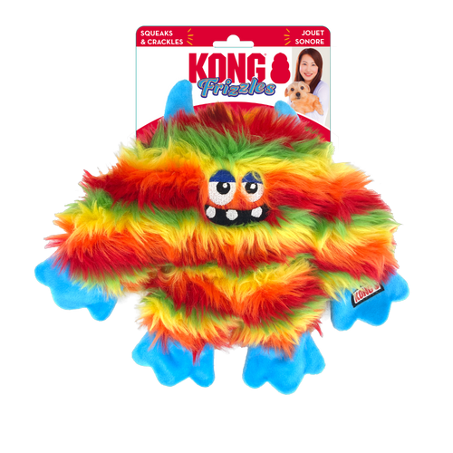 KONG Frizzle Frazzle, Razzel and Zazzle Dog Toy
