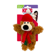 Load image into Gallery viewer, KONG Holiday Softies Bear Cat Toy with Catnip Assorted
