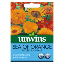 Load image into Gallery viewer, Unwins Sea of Orange Mixed Annuals
