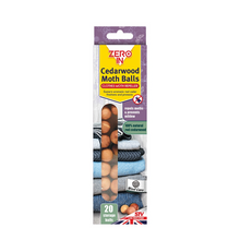 Load image into Gallery viewer, Zero In Cedarwood Moth Repellent Balls 20-Pack
