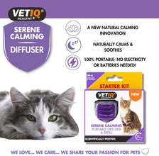 Load image into Gallery viewer, VETIQ Serene Calming Portable Diffuser &amp; Refill 6ML
