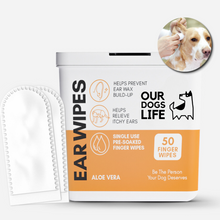 Load image into Gallery viewer, Our Dogs Life Ear Wipes - 50 Finger Wipes
