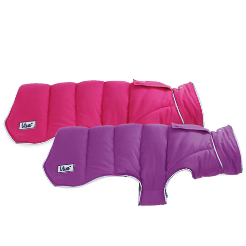 Ancol Viva Dog Coat Reversible Pink/Purple