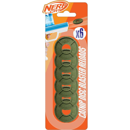 Nerf Cat Foam Catnip Discs Cat Toy