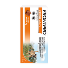 Load image into Gallery viewer, FRONTPRO® Chewable Tablets Flea &amp; Tick Treatment for Dogs 1 Tablet
