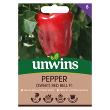 Load image into Gallery viewer, Pepper (Sweet) Red Bell F1

