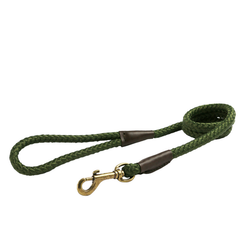 Ancol Heritage Rope Lead Green 1.07m x 12mm