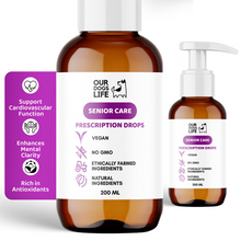 Load image into Gallery viewer, Our Dogs Life Senior Care Prescription Drops 200ml
