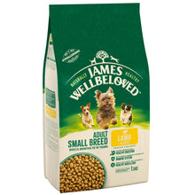 Load image into Gallery viewer, James Wellbeloved Lamb &amp; Rice Adult Small Breed Dog Food
