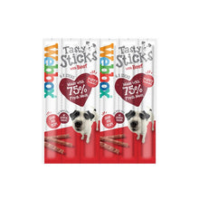 Load image into Gallery viewer, Webbox Dogs Delight Tasty Dog Sticks 6 Pack - Beef or Chicken Flavour Meaty Dog Treats, Single or Multipack
