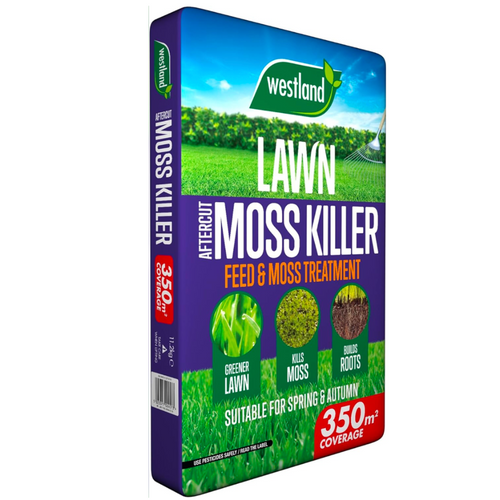 Westland Aftercut Moss Killer 80m2 & 350m2 Bag