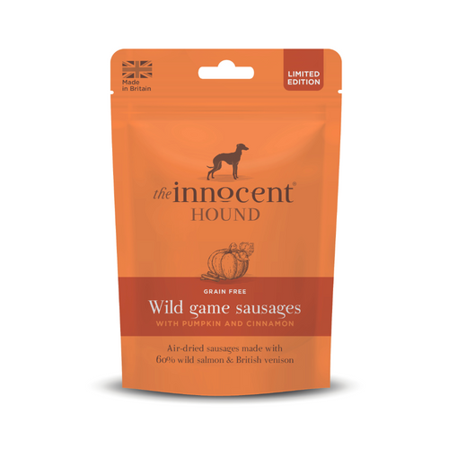 Innocent Hound Air Dried Wild Game Sausages with Pumpkin and Cinnamon
