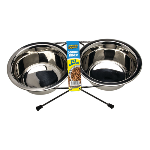 Munch & Crunch Double Diner Pet Bowls
