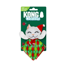 Load image into Gallery viewer, KONG Holiday Crackles Santa Kitty Argyle
