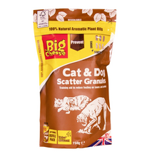 Load image into Gallery viewer, The Big Cheese Cat &amp; Dog Scatter Granules 750g Refill
