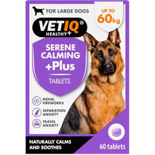 Load image into Gallery viewer, VETIQ Serene Calming +Plus 60 Tablets
