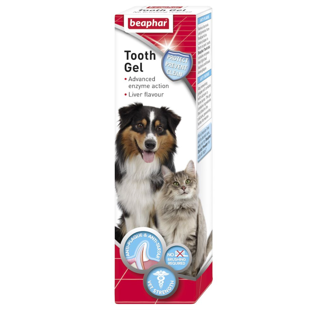 Beaphar Liver Flavoured Tooth Gel for Cats & Dogs 100g